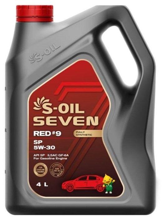 S-OIL SEVEN RED #9 SP 5W-30 Масло моторное, НС-синтетическое, 4 л