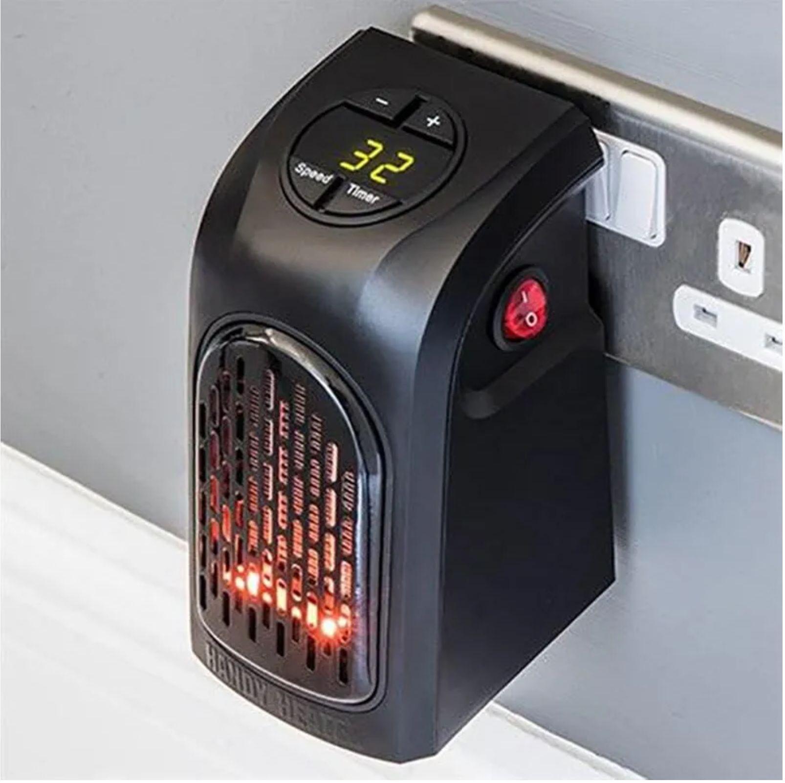 Портативный мини обогреватель / тепловой вентилятор Handy Heater 400 Вт с пультом д/у