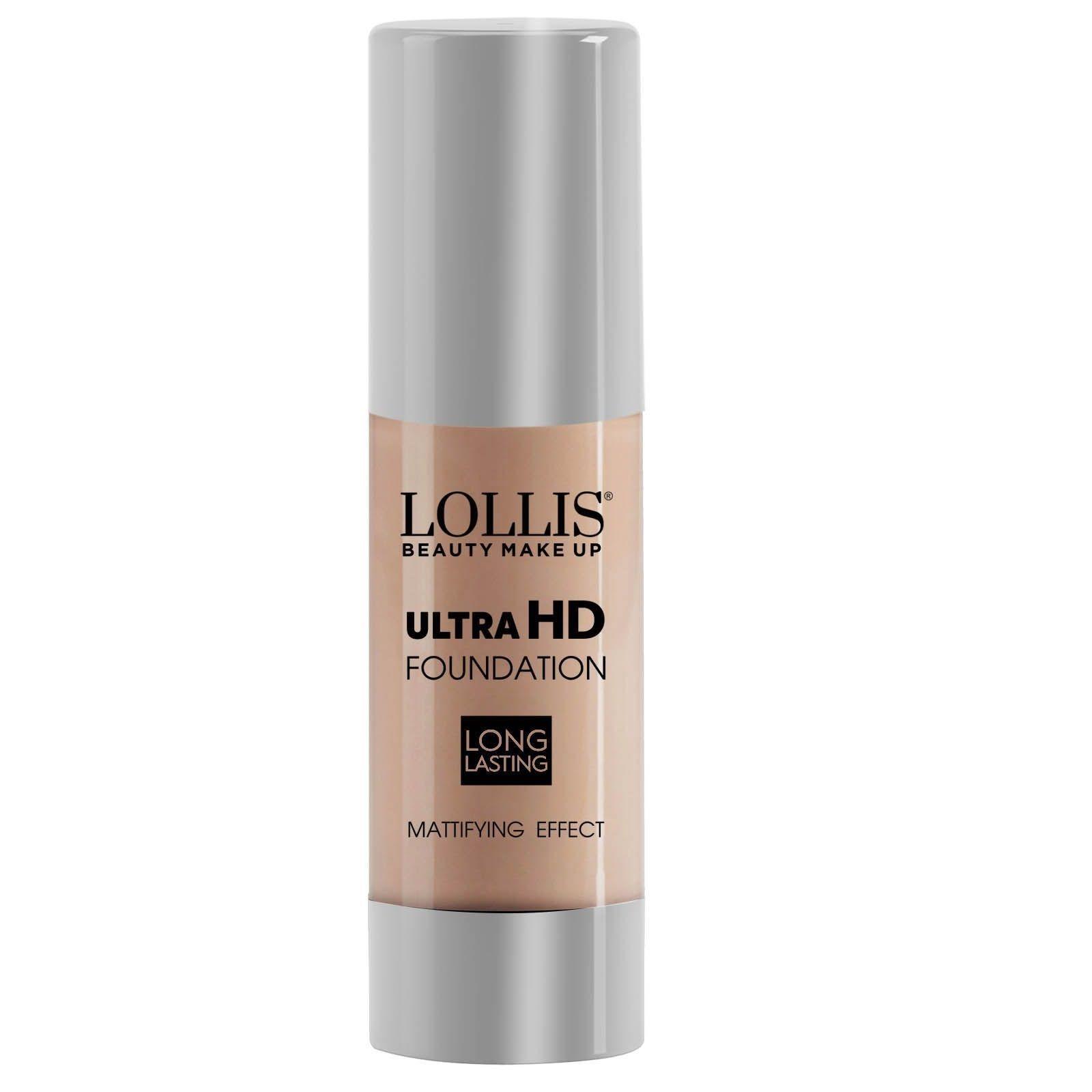 LOLLIS Тональный крем для лица ULTRA HD FOUNDATION тон 02, 30мл