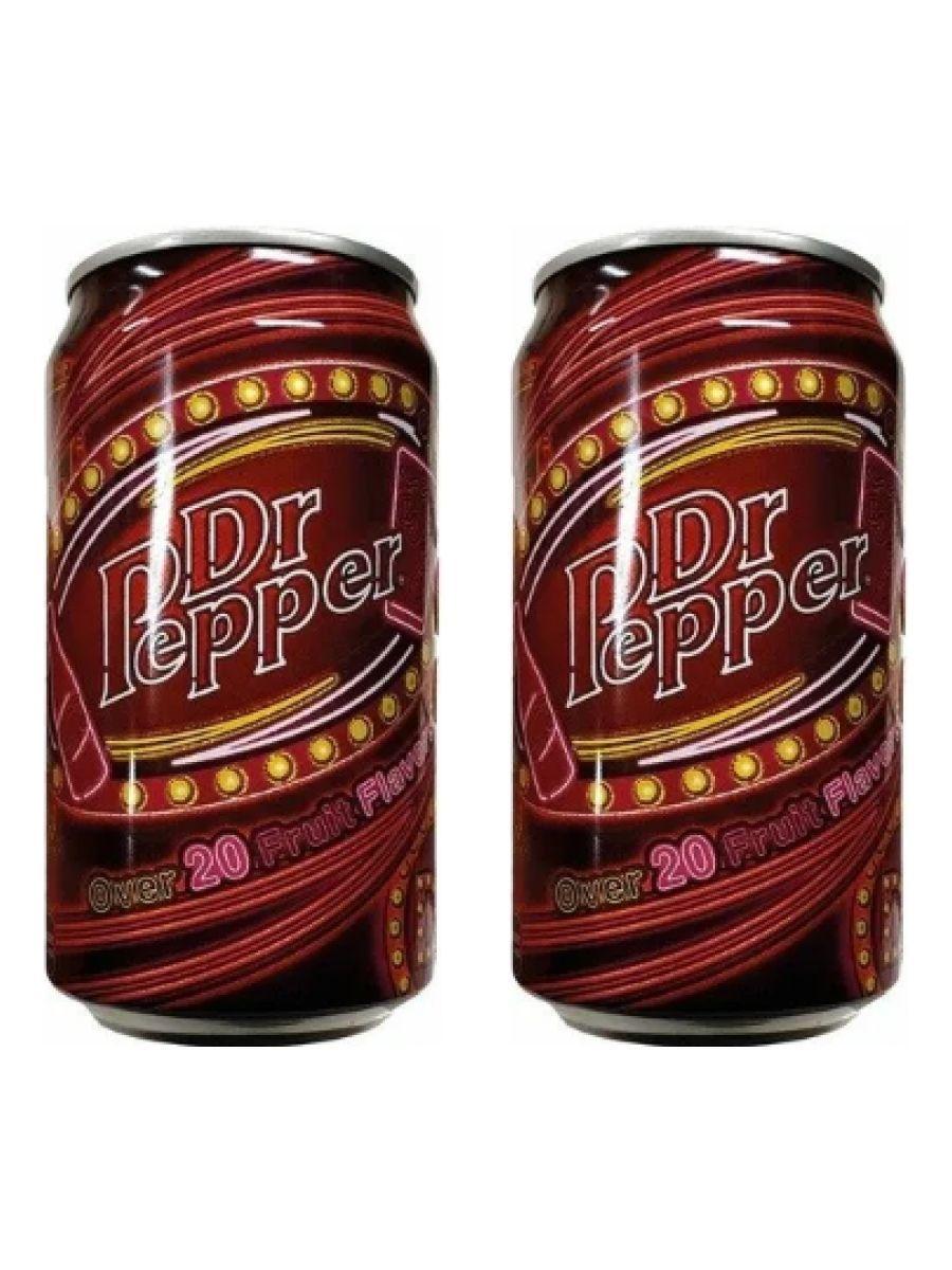 Газированный напиток Dr. Pepper Др. Пеппер, 350мл х 2шт