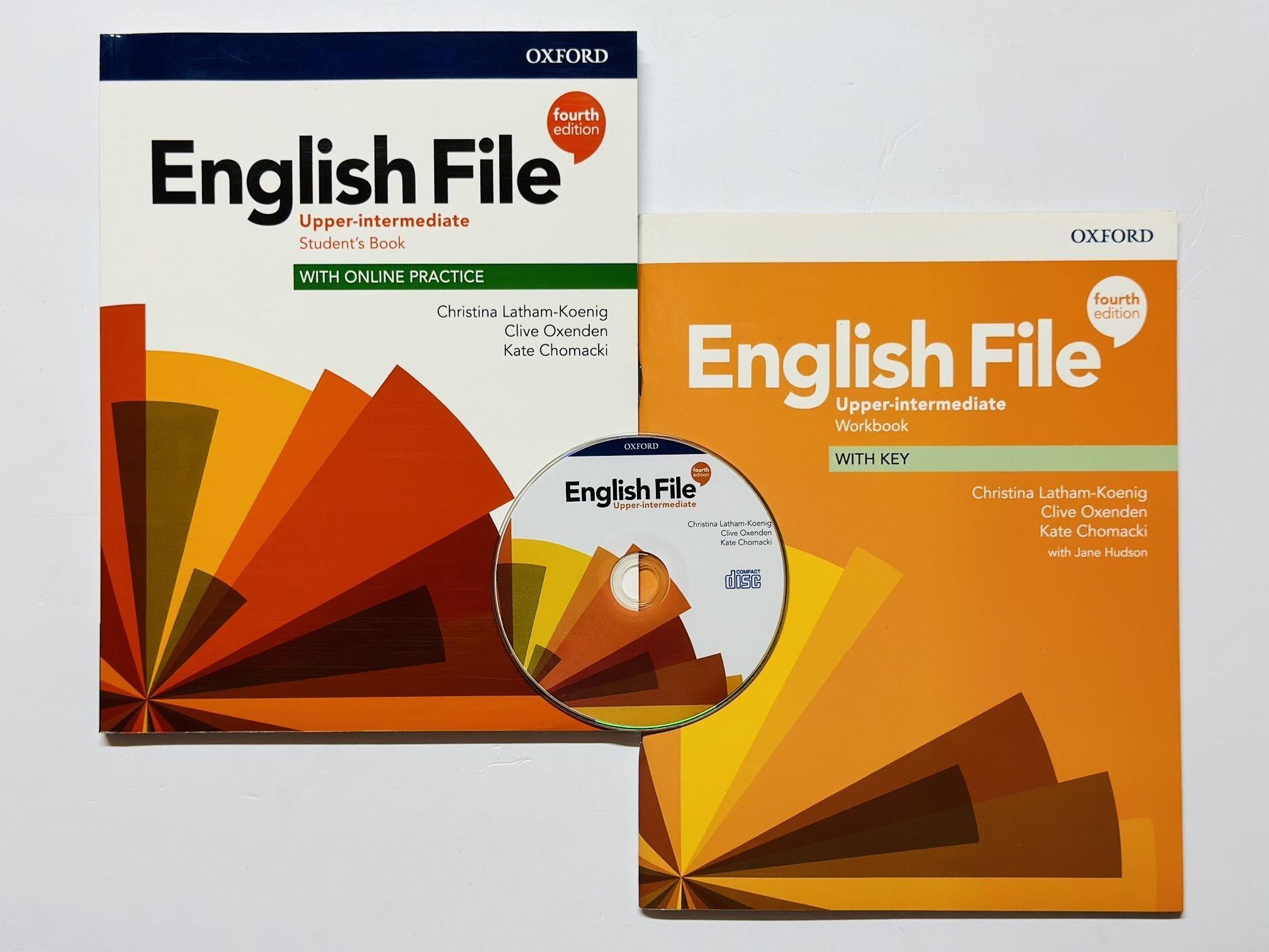 English File 4th Fourth edition Upper-Intermediate Комплект Student's Book + Workbook + CD