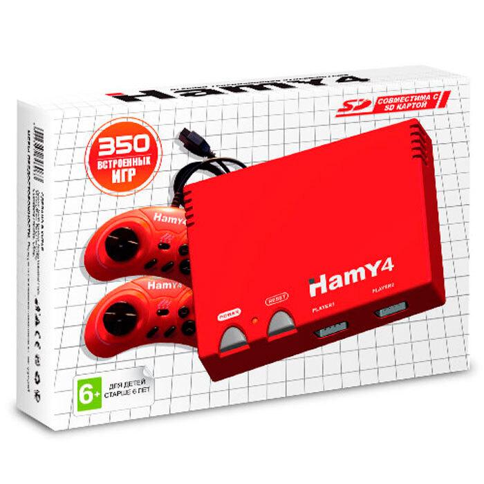 Игровая приставка Hamy 4 (8 + 16 bit) Classic Red + 350 игр