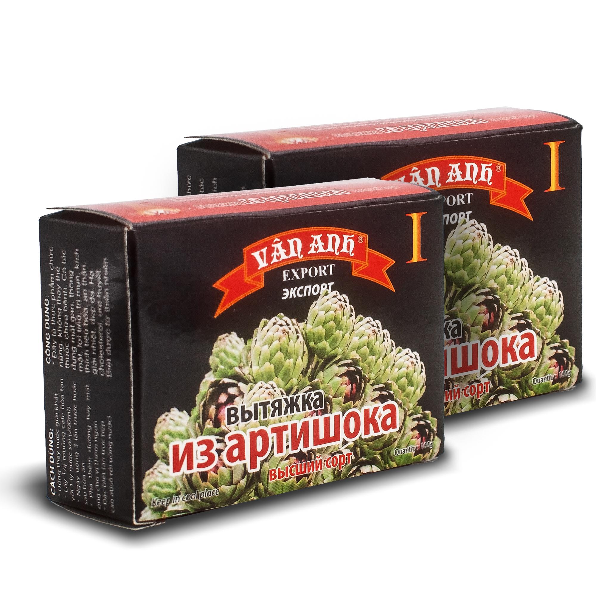 Вытяжка из артишока (Soft Jelly Atiso) Van Anh, набор из 2 шт. по 100 г