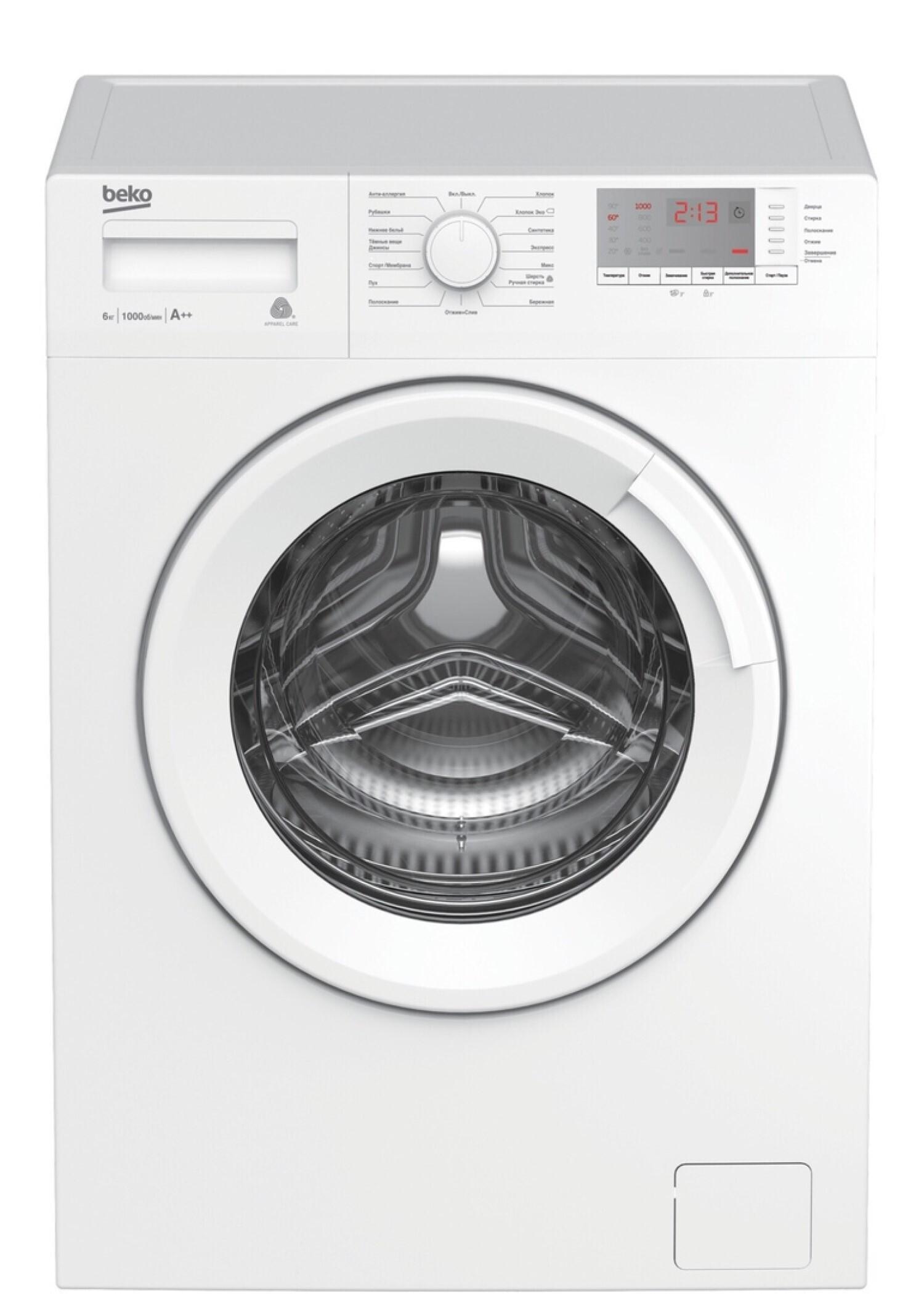 Beko Стиральная машина WRE 6512 BWW, белый