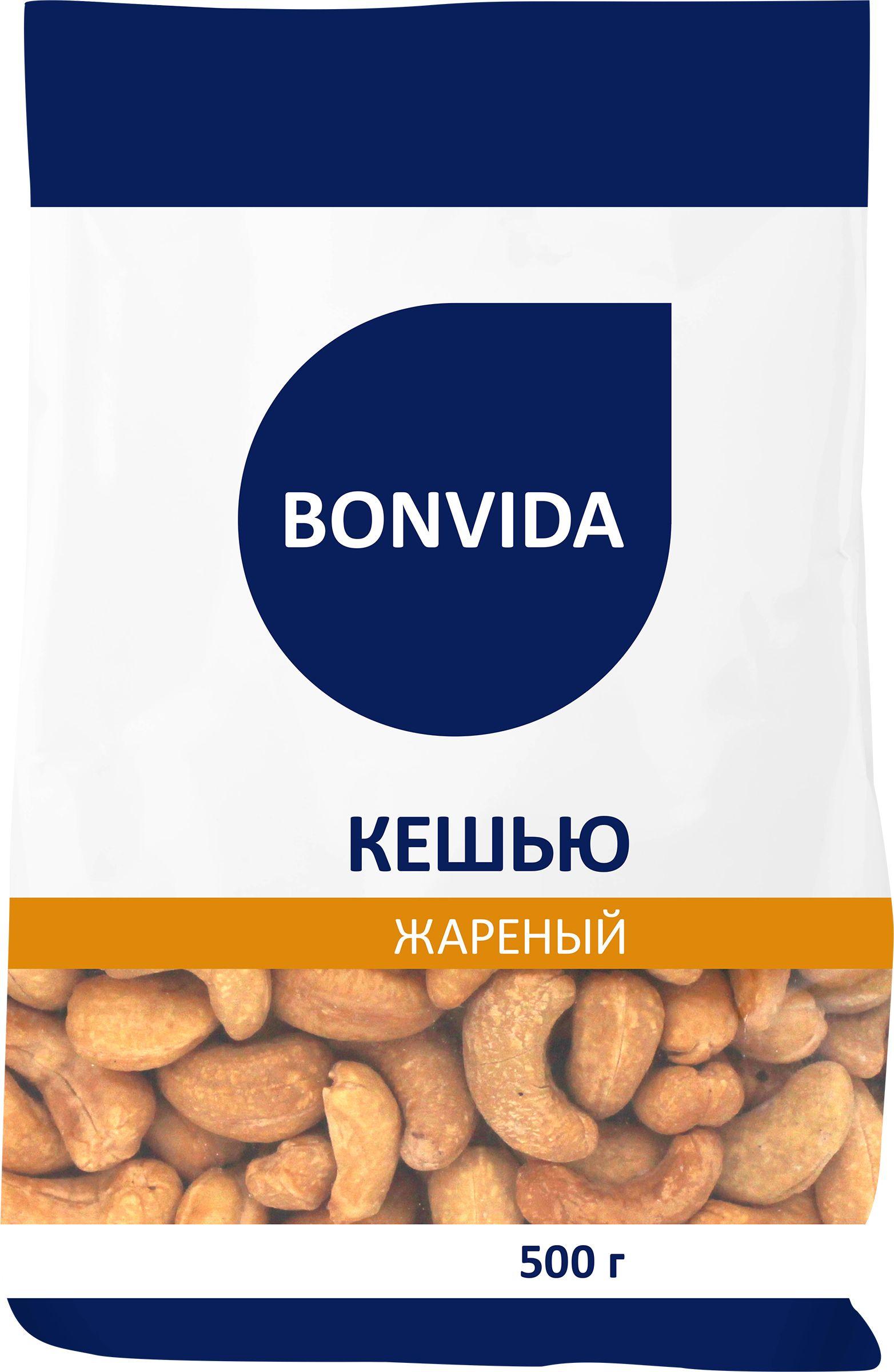 Кешью очищенный BONVIDА жареный, 500 г