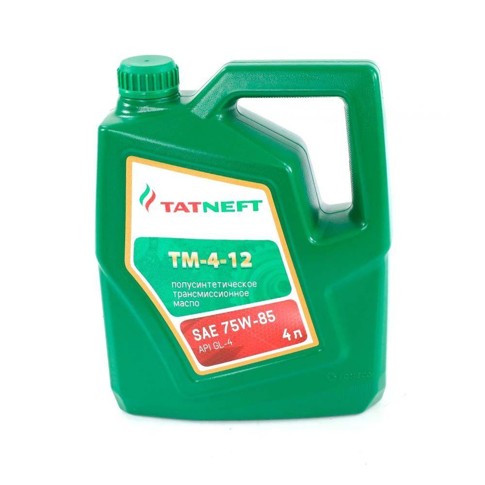 Масло Татнефть трансмиссионное ТМ-4-12 SAE 75W85 GL-4 4 л.