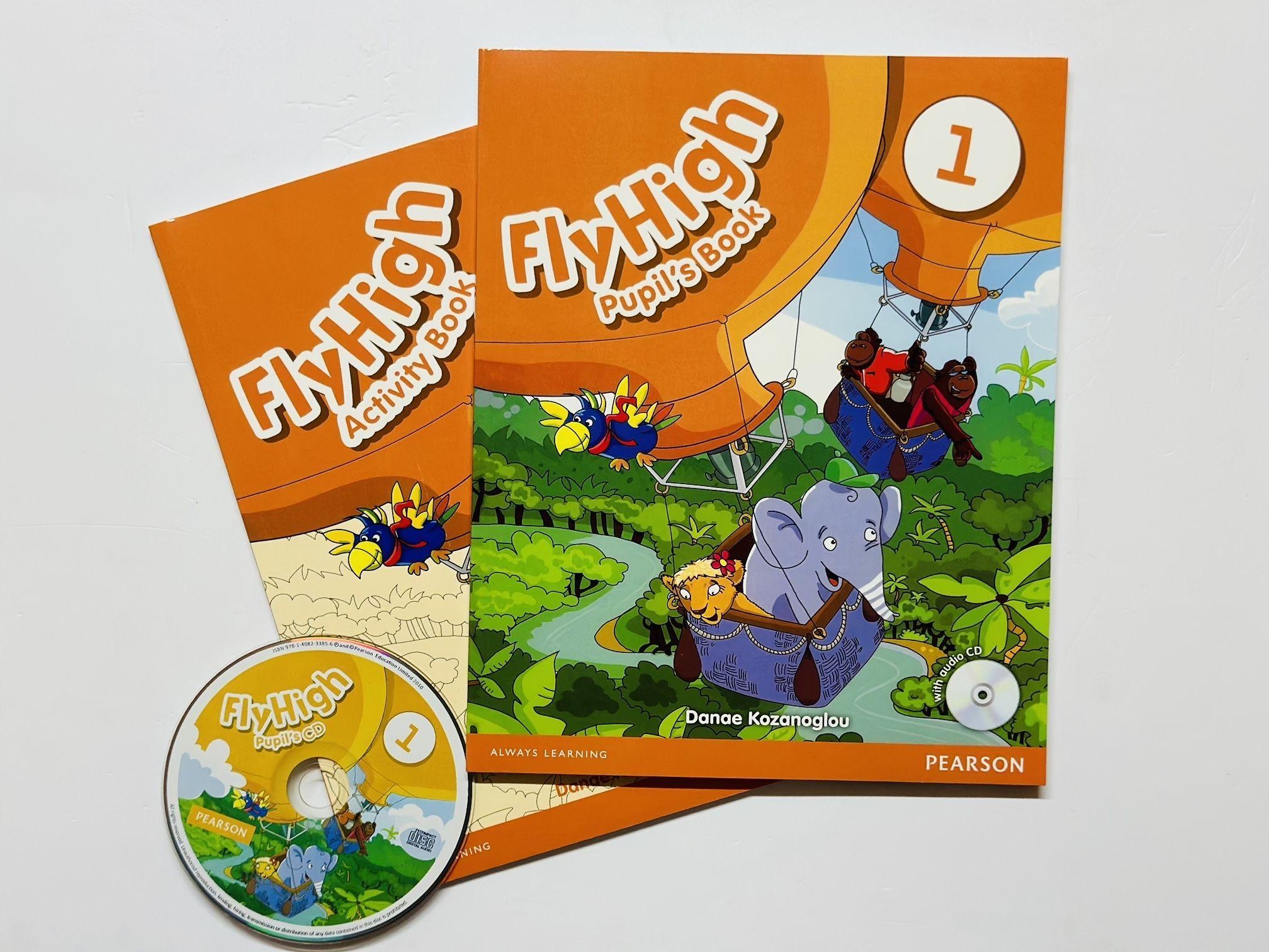 Комплект Fly High 1, Pupil's Book+Activity Book+CD | Kozanoglou Danae