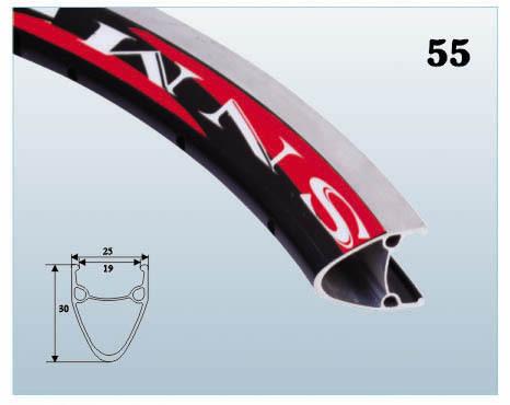Велосипедный обод Обод SA19A двойной 26x1.75-1.95 чёр./CNC 36H
