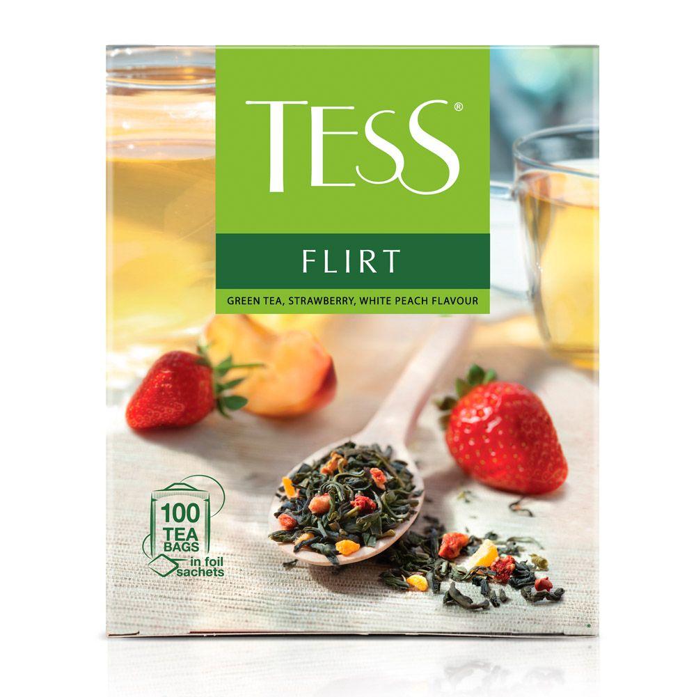 Чай в пакетиках Tess Flirt, 100 шт