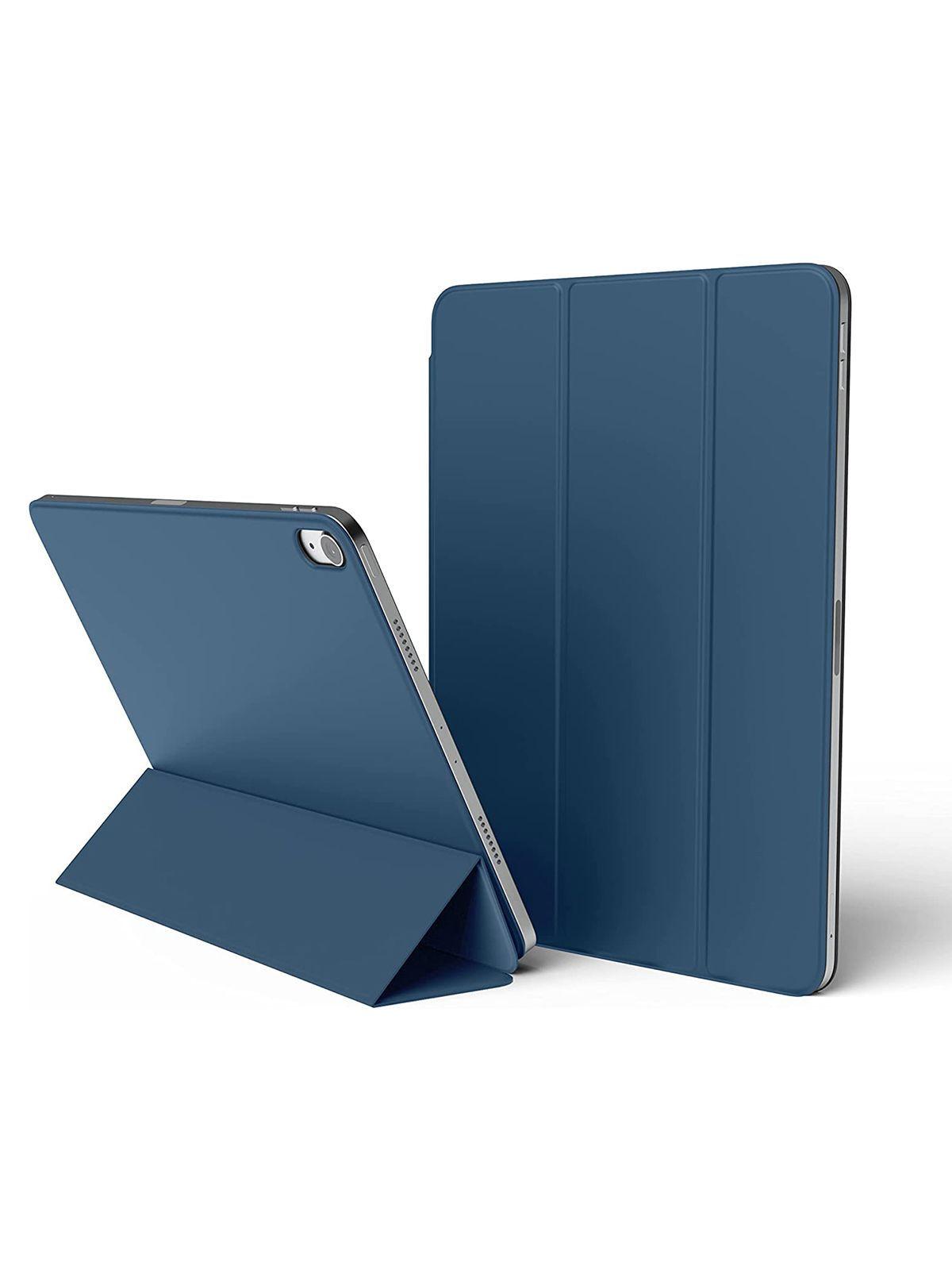 Чехол-книжка Elago Magnetic Folio на Apple iPad Air 10.9 2020, 2022 / для Айпад Эйр 4, 5 поколения, из экокожи, ультратонкий, со съемным магнитным флипом, с функцией подставки, синий