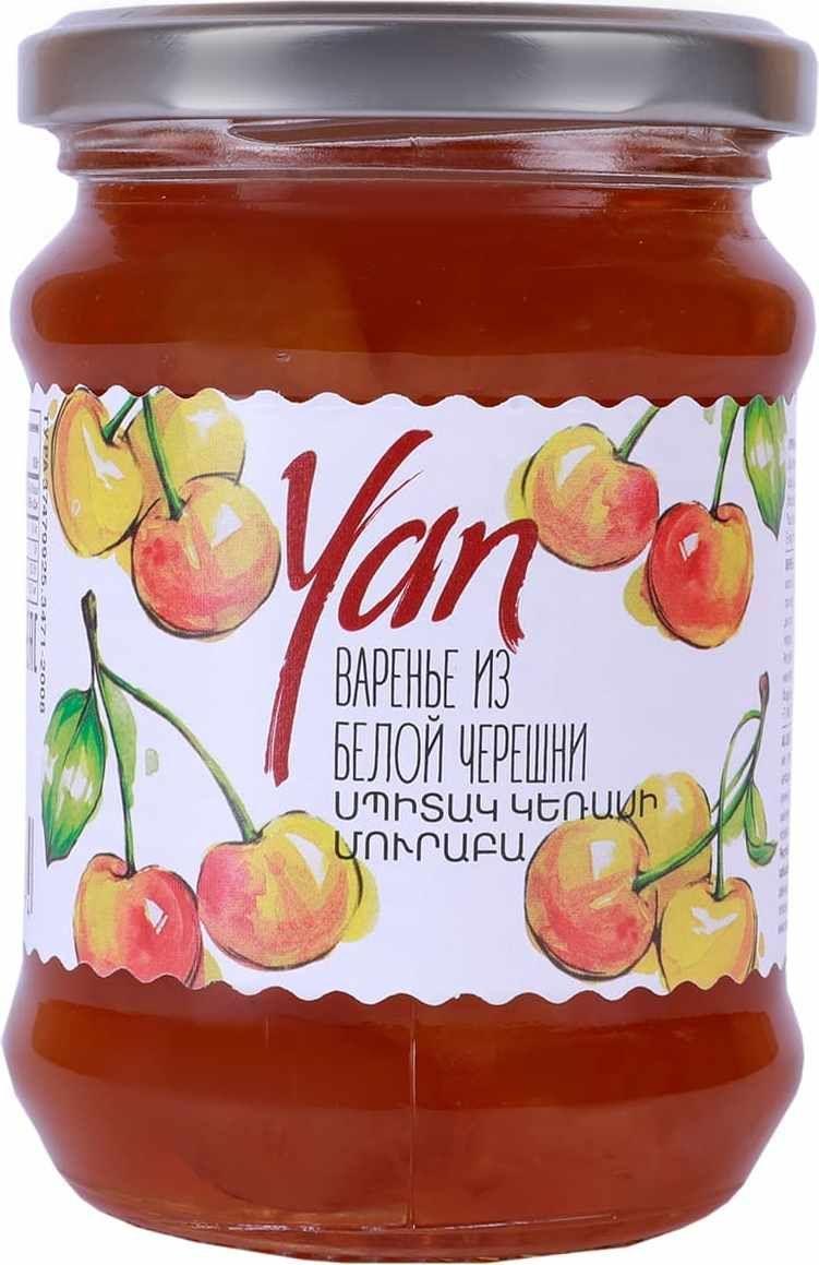 YAN | YAN Варенье из белой черешни, 300 г