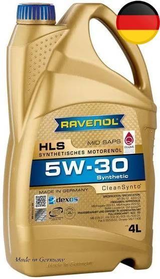 RAVENOL  HLS  5W-30 Масло моторное, Синтетическое, 4 л