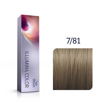 Wella Illumina Color 7/81 Блонд жемчужно - пепельный