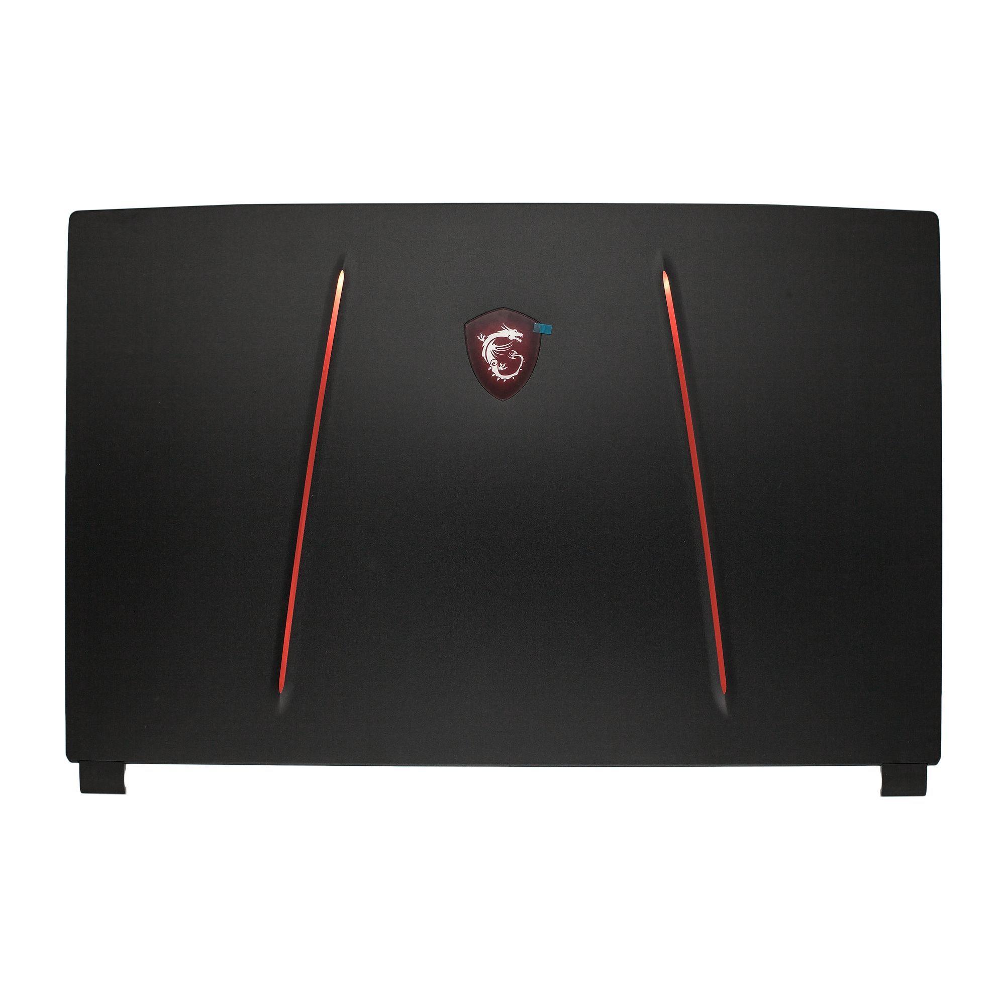 Крышка матрицы для ноутбука MSI GL75 Leopard 10SDK 10SCXR 10SCSR 10SFK / GE75 8RF 8SG 8SF 9SF 9SG Raider / GP75 Leopard 9SE 10SFK 9SD - черная