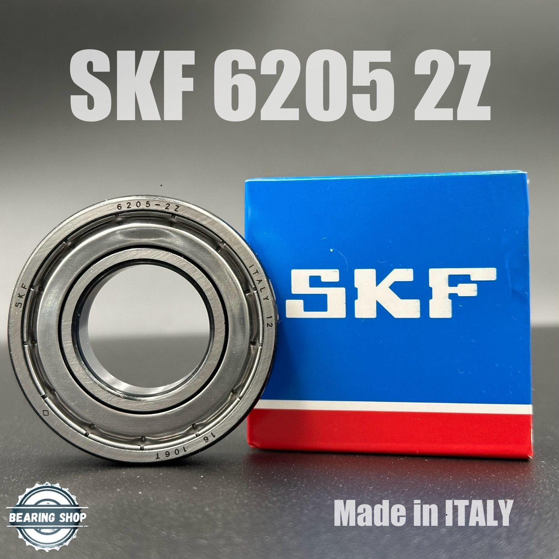 Подшипник SKF 6205 2Z (6205 ZZ / 80205 / 205) 25*52*15 Made in Italy