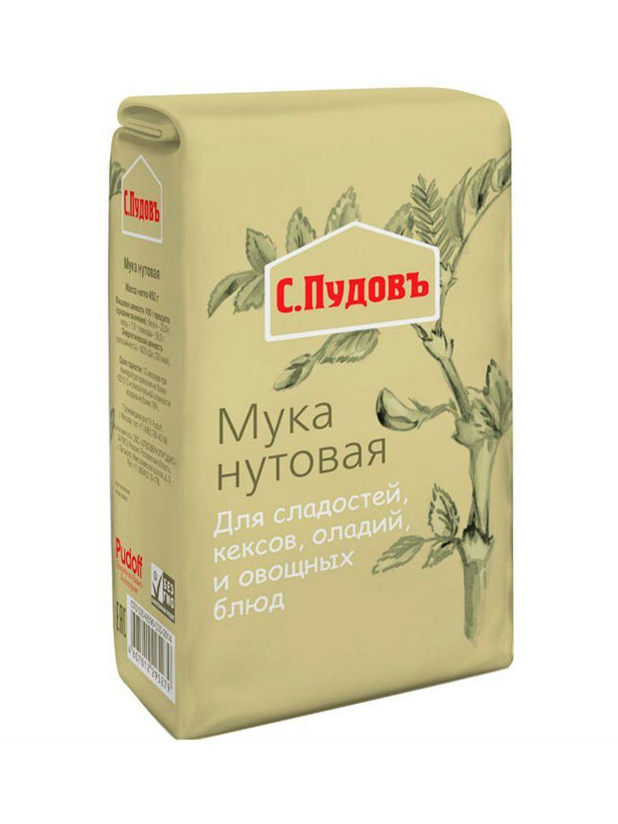 Мука нутовая С.Пудовъ для улучшения пищеварения 450 гр.