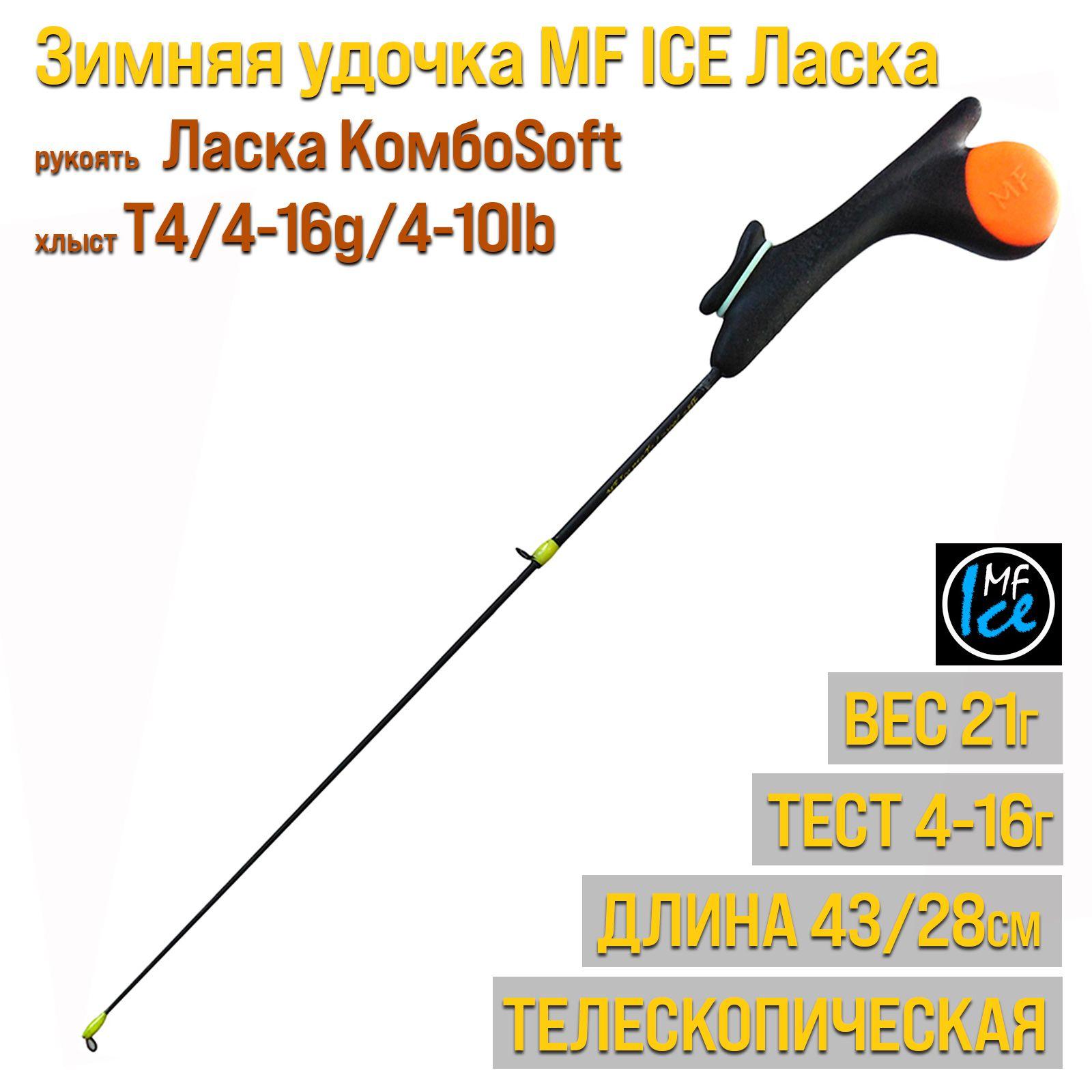 MF Ice Удочка зимняя, рабочая длина:  43 см , до 16 гр