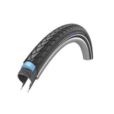 Schwalbe | Покрышка велосипедная SCHWALBE, 24x1 3/8, MARATHON PLUS EVO, SmartGuard антипрокольная, TwinSkin, GR/B, 05-10281440.01