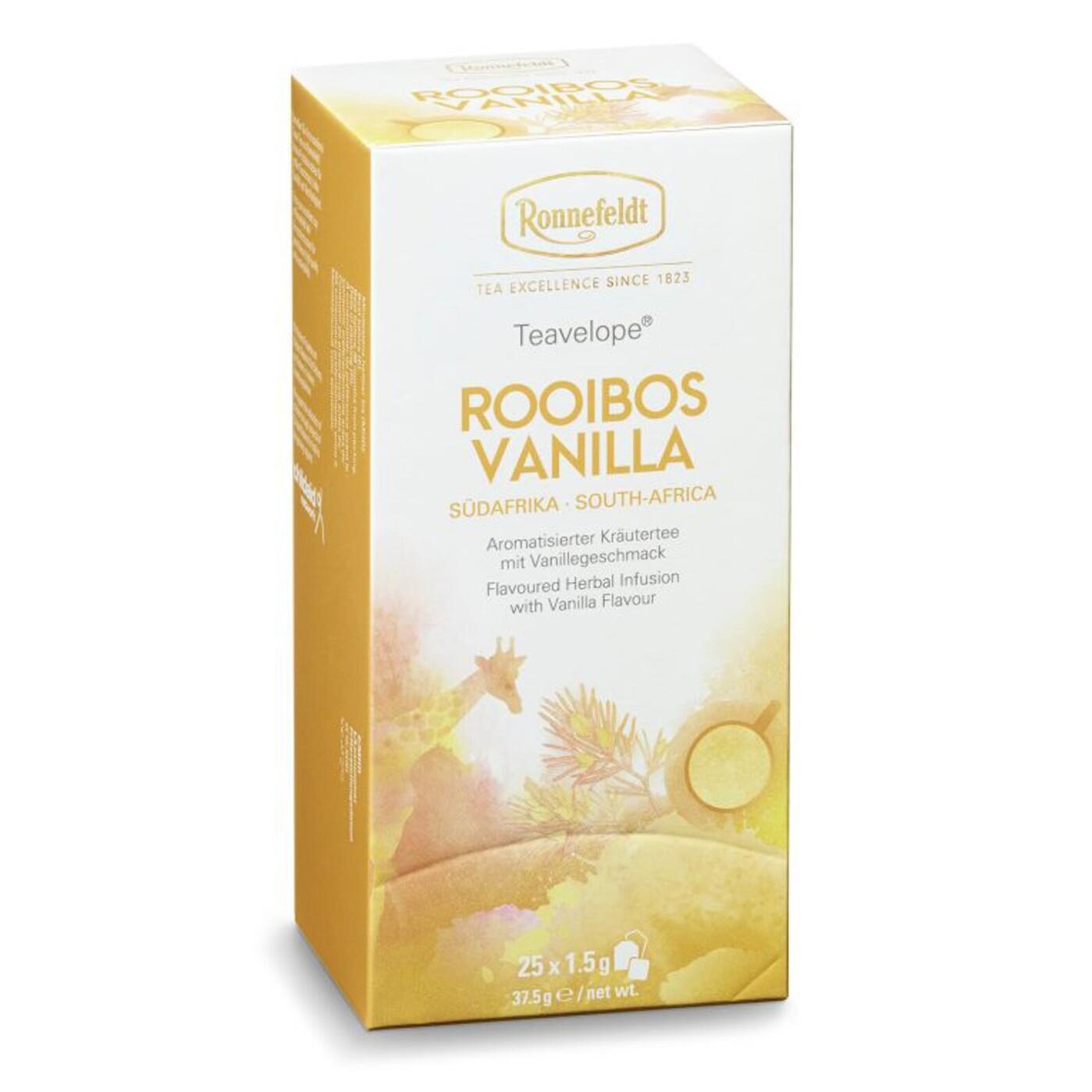 Травяной чай Ronnefeldt / Роннефельд Teavelope Rooibos Vanille(Ройбош ваниль) 1 пачка по 25 пакетиков. Арт.15080