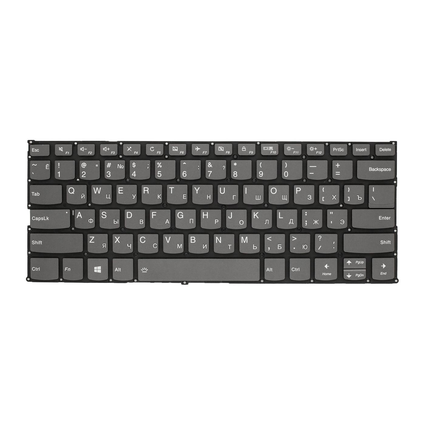 Клавиатура с подсветкой для Lenovo IdeaPad 530s-14ARR /  530s-14IKB /  530s-15IKB / Yoga 530-14ARR /  530-14IKB /  730-13IKB /  730-13IWL /  730-15IKB /  730-15IWL /  C740-14IML / ThinkBook 14-IIL /  ThinkBook 14-IML