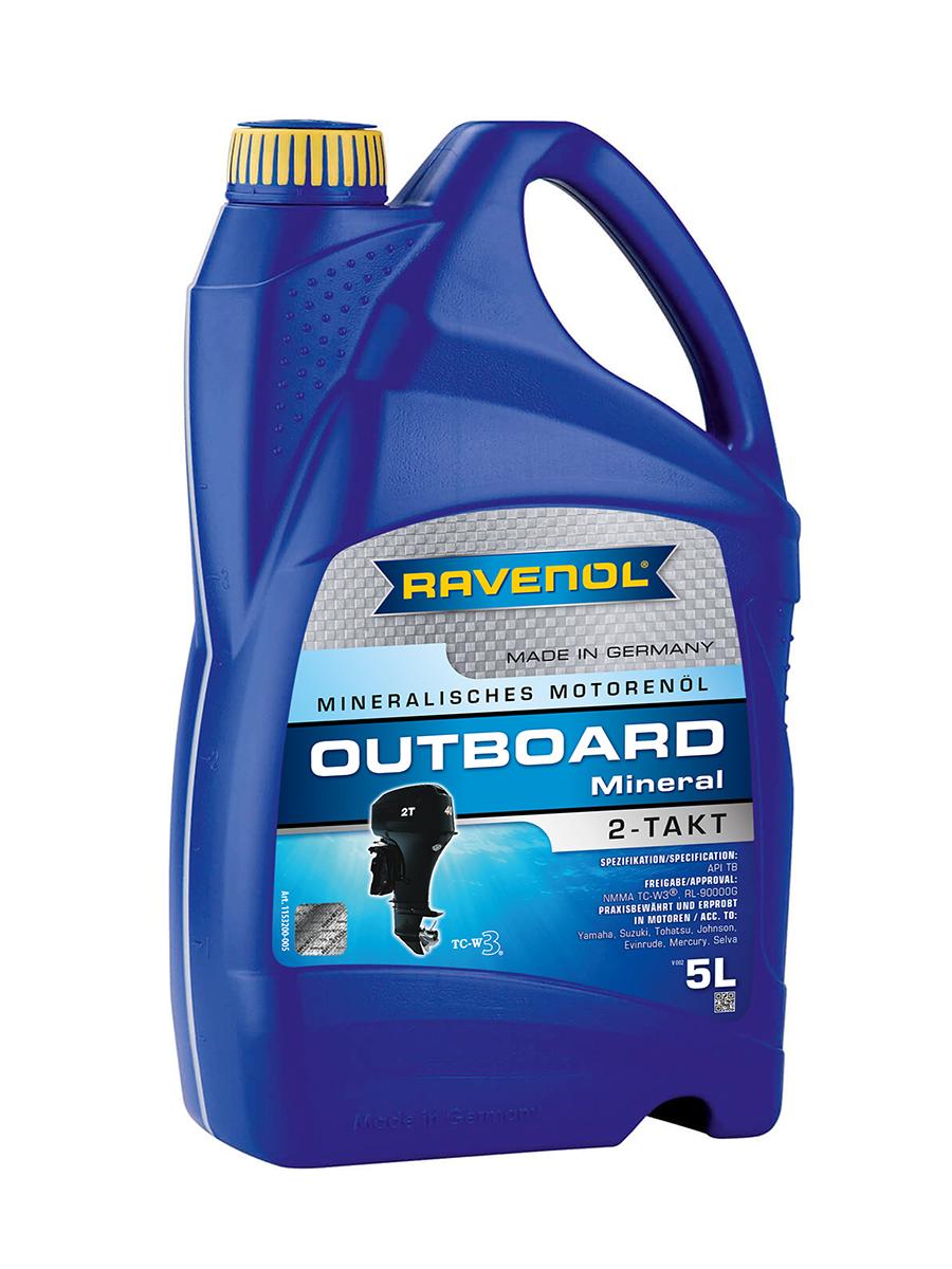 RAVENOL Outboard 2T Не подлежит классификации по SAE Масло моторное, Минеральное, 5 л