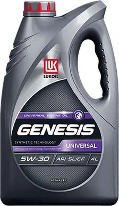 ЛУКОЙЛ (LUKOIL) GENESIS UNIVERSAL 5W-30 Масло моторное, Полусинтетическое, 4 л