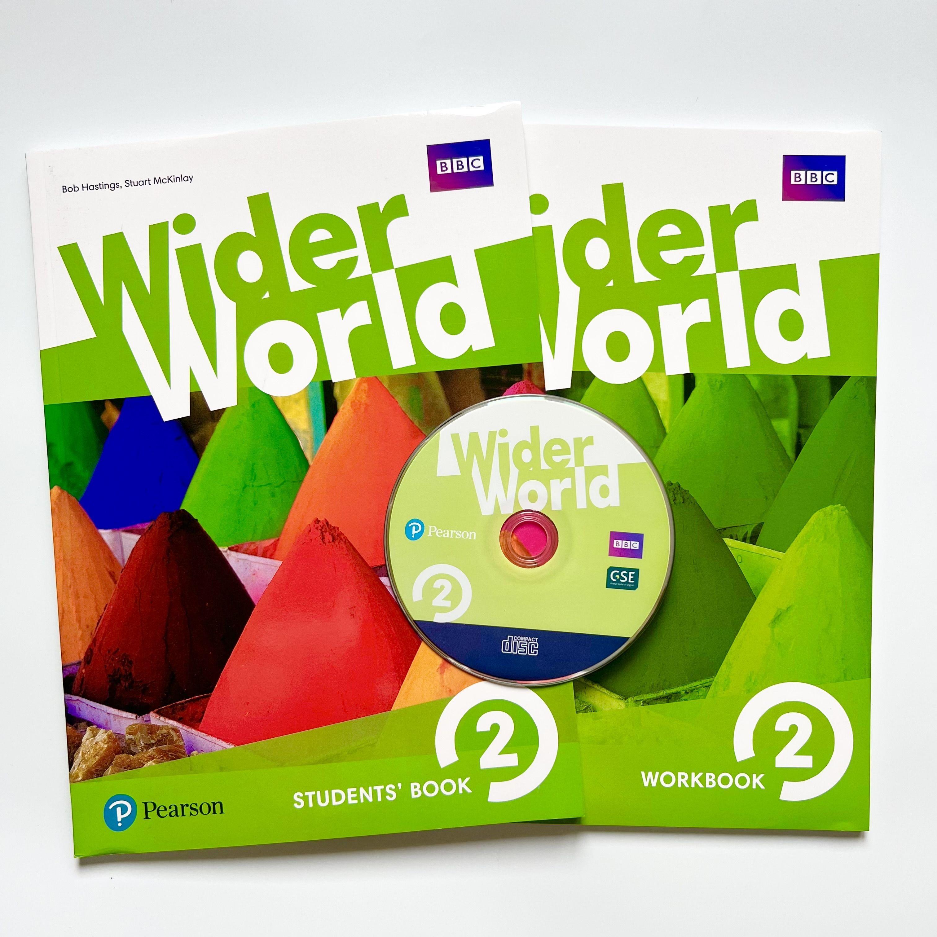 Wider World 2 ПОЛНЫЙ КОМПЛЕКТ: Учебник - Student's Book + Рабочая Тетрадь - Workbook + диск