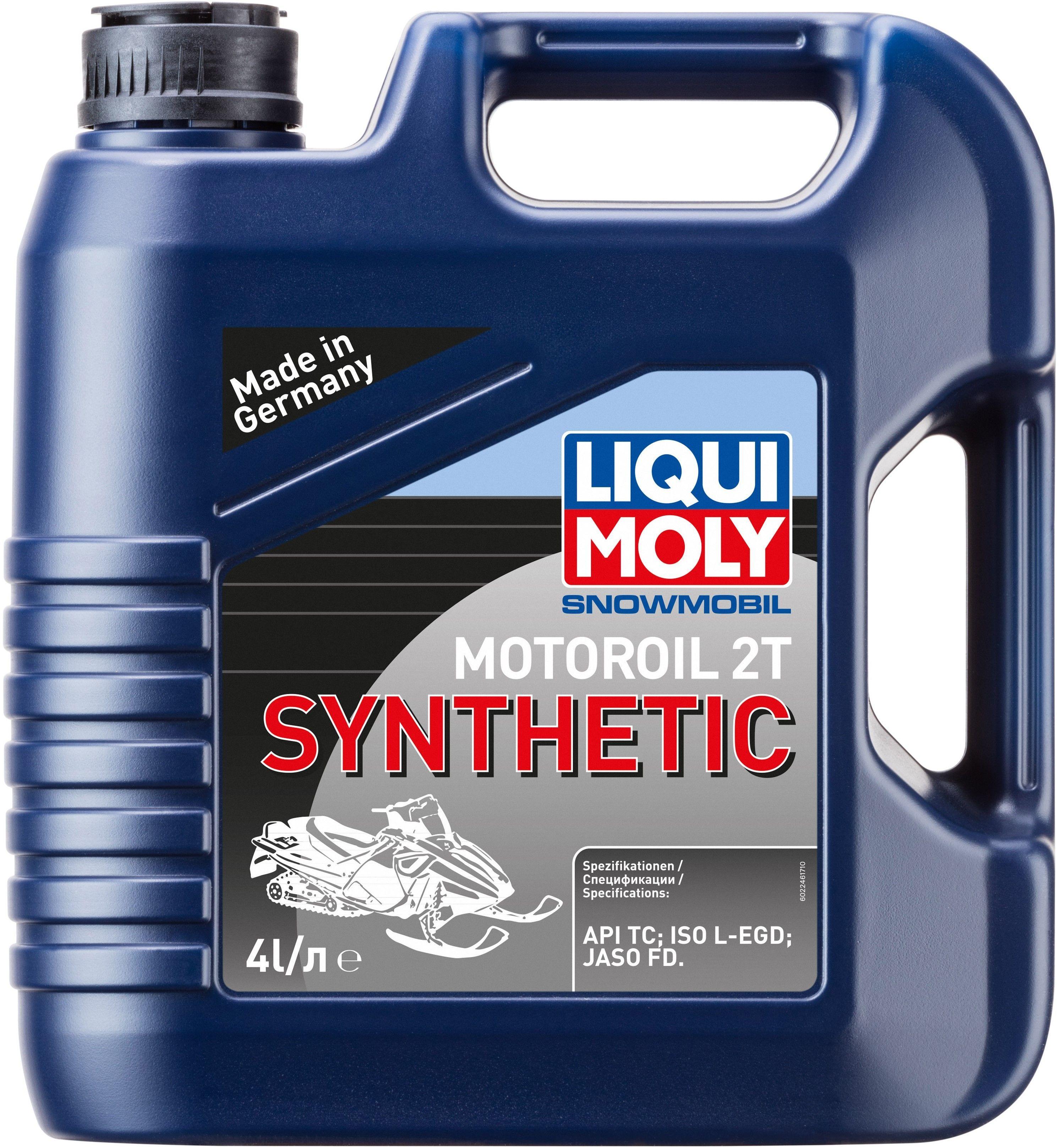 Liqui Moly SNOWMOBIL MOTOROIL 2T SYNTHETIC Масло моторное, Синтетическое, 4 л