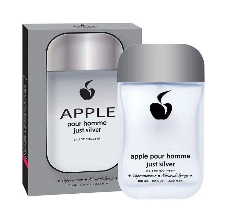 Apple Parfums Туалетная вода Мужская Apple Pour Homme Just silver 100 мл