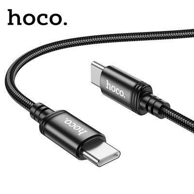 hoco Кабель для мобильных устройств USB Type-C/USB Type-C, 1 м, черный