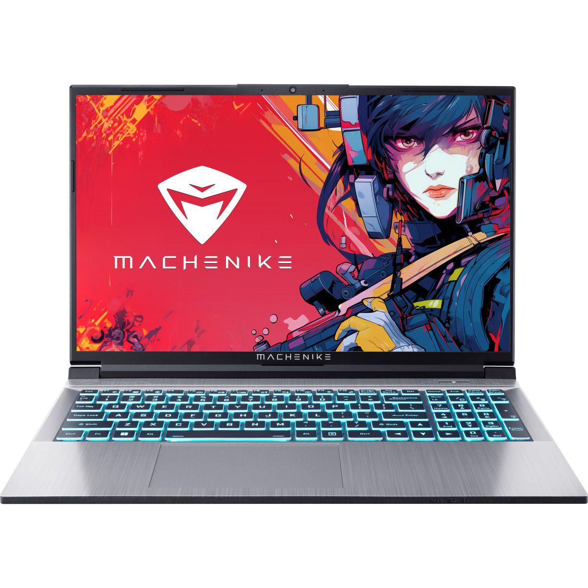 Machenike L15 Star 2K Игровой ноутбук 15.6", Intel Core i5-13500H, RAM 16 ГБ, SSD 512 ГБ, NVIDIA GeForce RTX 4060 для ноутбуков (8 Гб), Без системы, (JJ00GL00ERU), серебристый, Русская раскладка