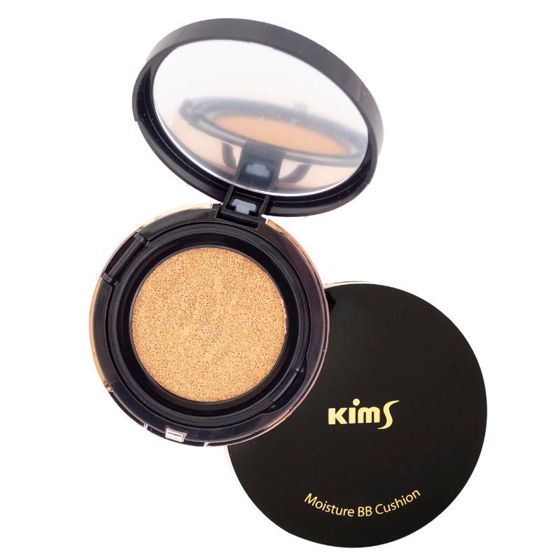 Kims | Kims BB-кушон со сменным блоком #23, светло-бежевый (SPF50+/PA+++ ) Moisture BB Cushion