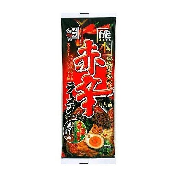 ITSUKI KUMAMOTO AKAKARA Рамен с острым куриным бульоном на 2 порции, ITSUKI FOODS, Co.,Ltd, Япония