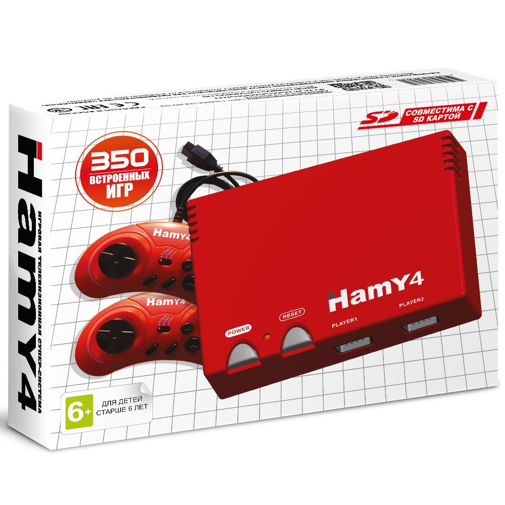 Игровая приставка HAMY 4 (16+8 bit) Classic Red + 350 игр