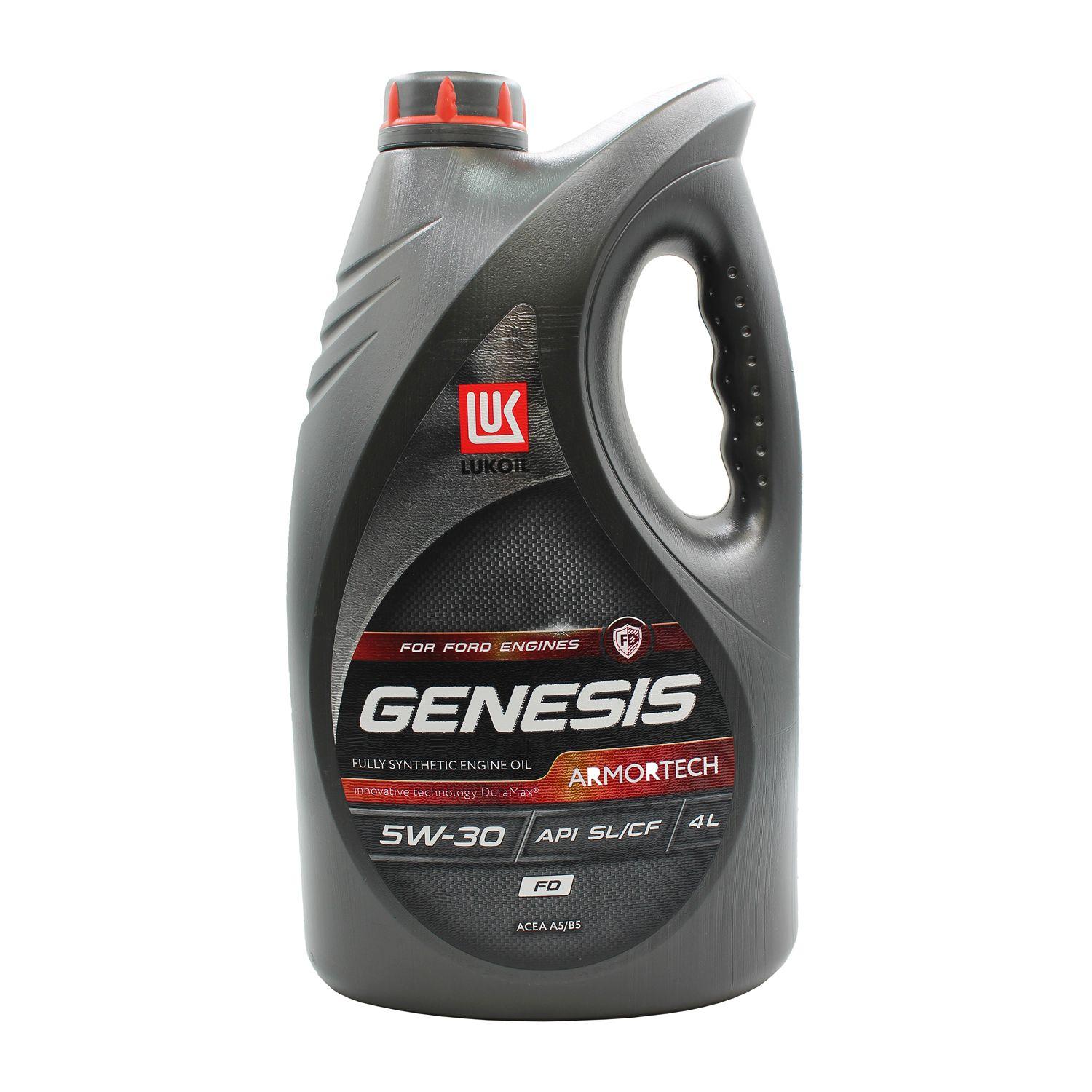 ЛУКОЙЛ (LUKOIL) GENESIS ARMORTECH FD 5W-30 Масло моторное, Синтетическое, 4 л