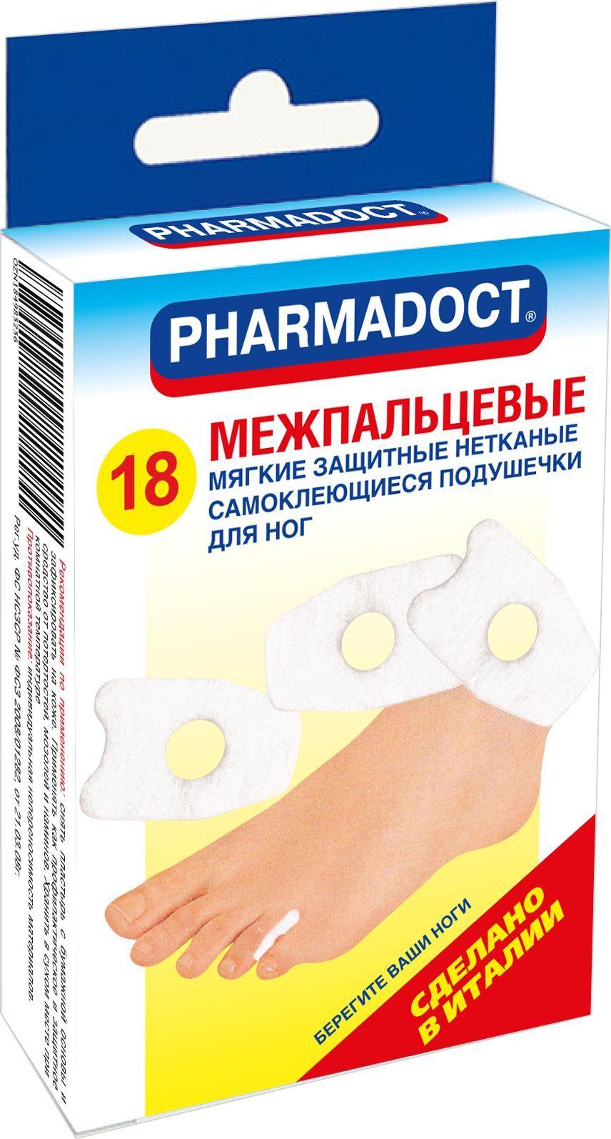 Лейкопластырь Pharmadoct Пластырь для ног межпальцевый 18 шт