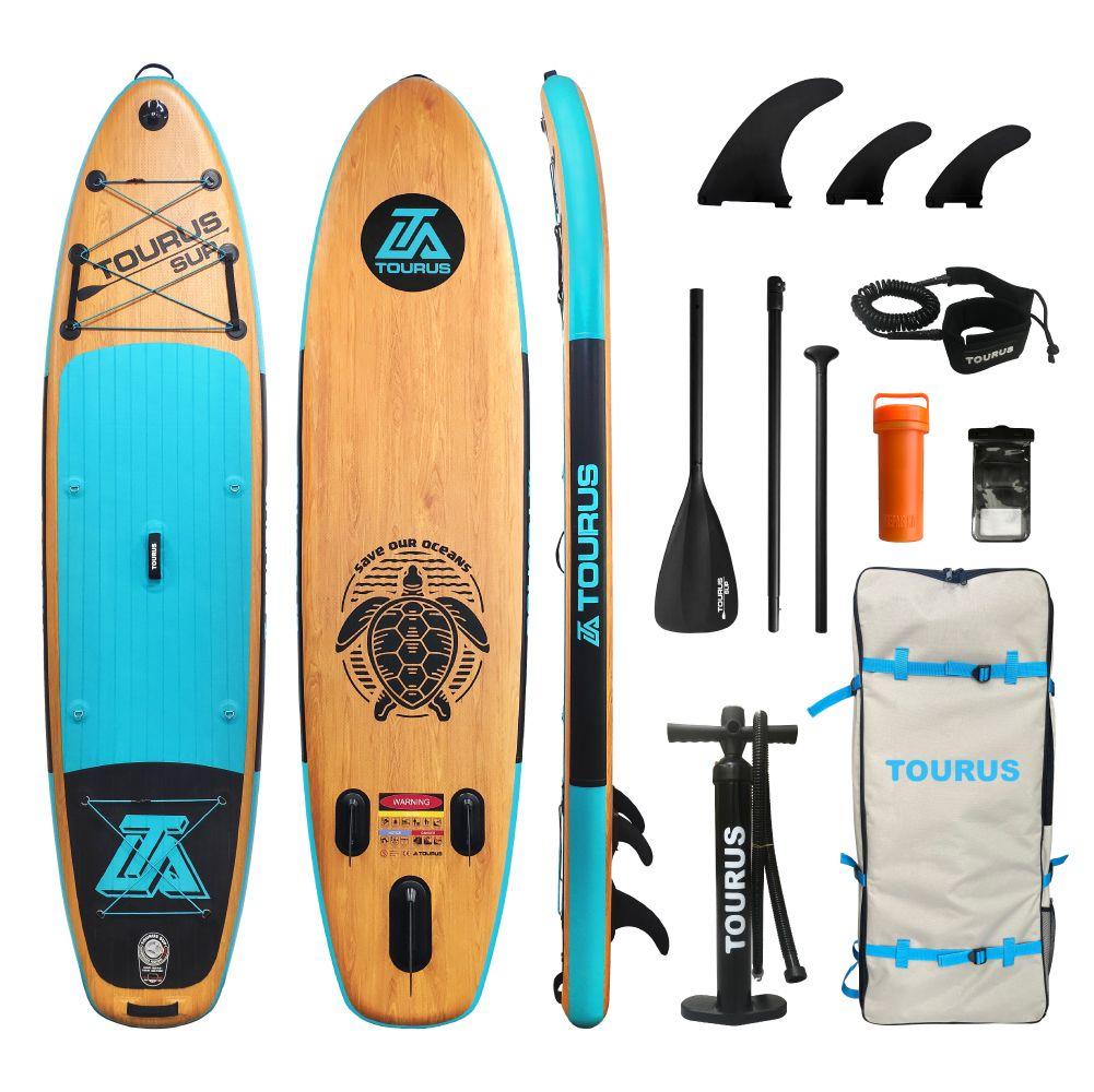 Надувная серфинг доска SUP board TOURUS 11.0 S2 2023 (335х84х15 см) с аксессуарами