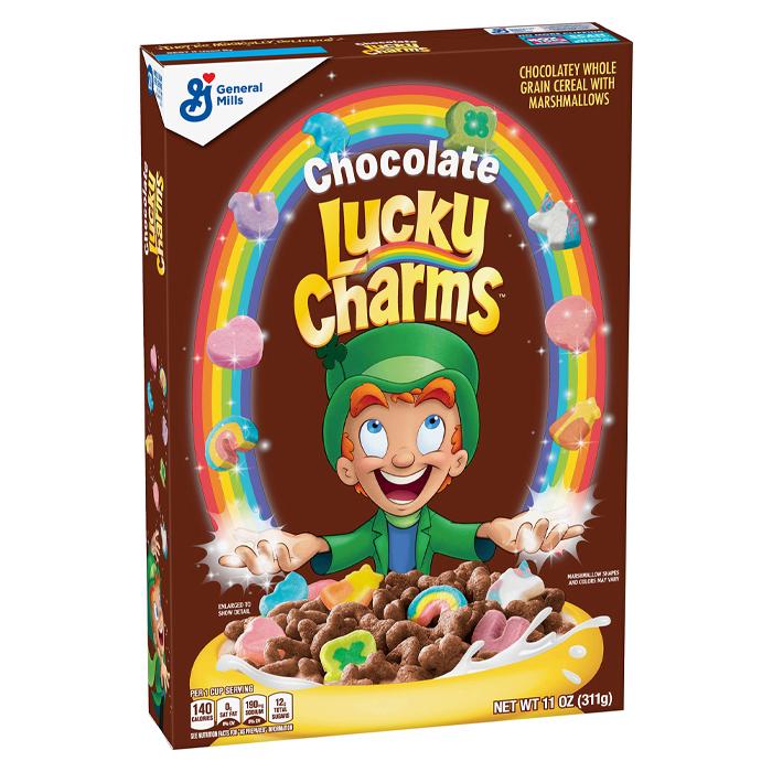 Сухой завтрак Chocolate Lucky Charms с маршмеллоу (США), 311 г