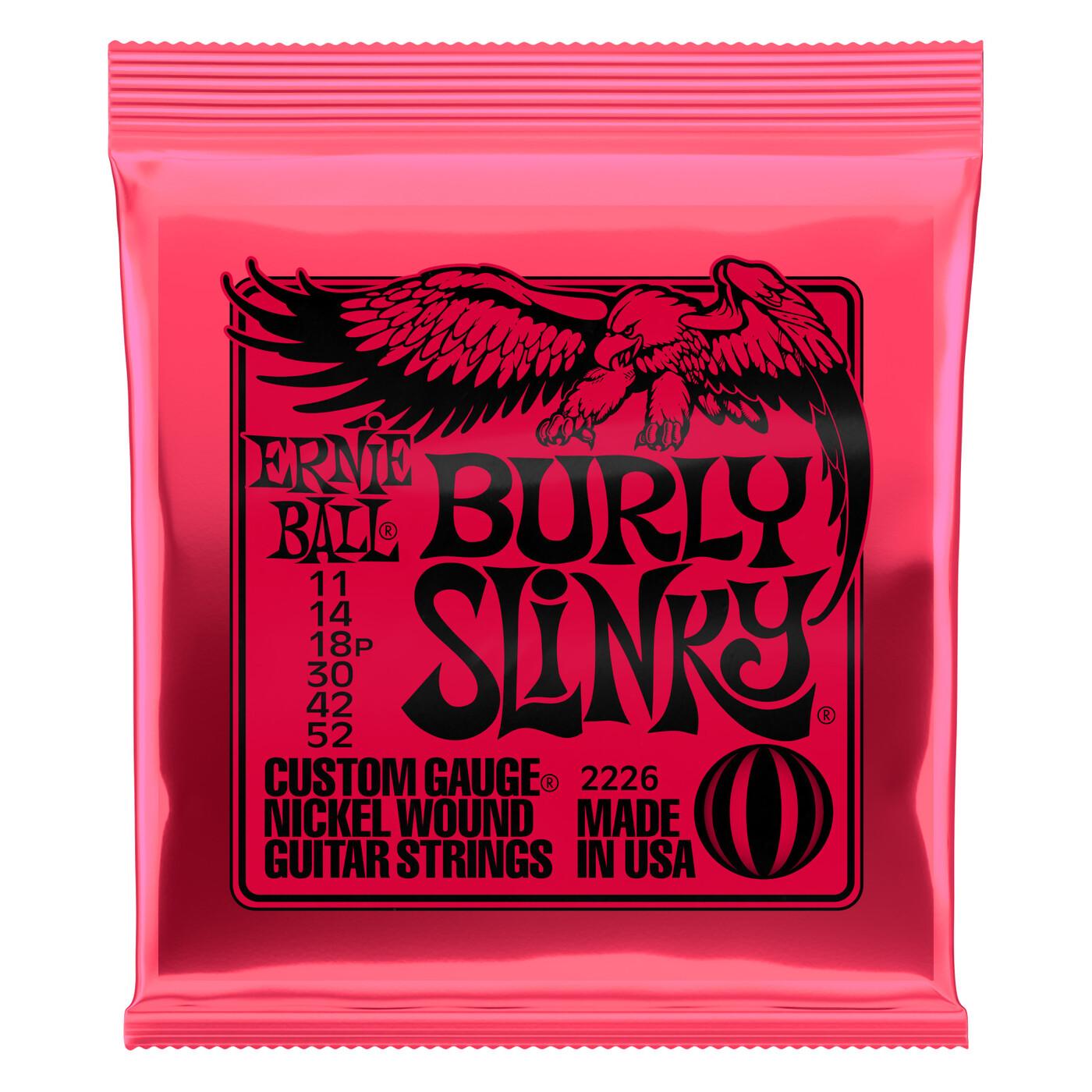 ERNIE BALL 2226 Nickel Wound Slinky Burly 11-52 Струны для электрогитары