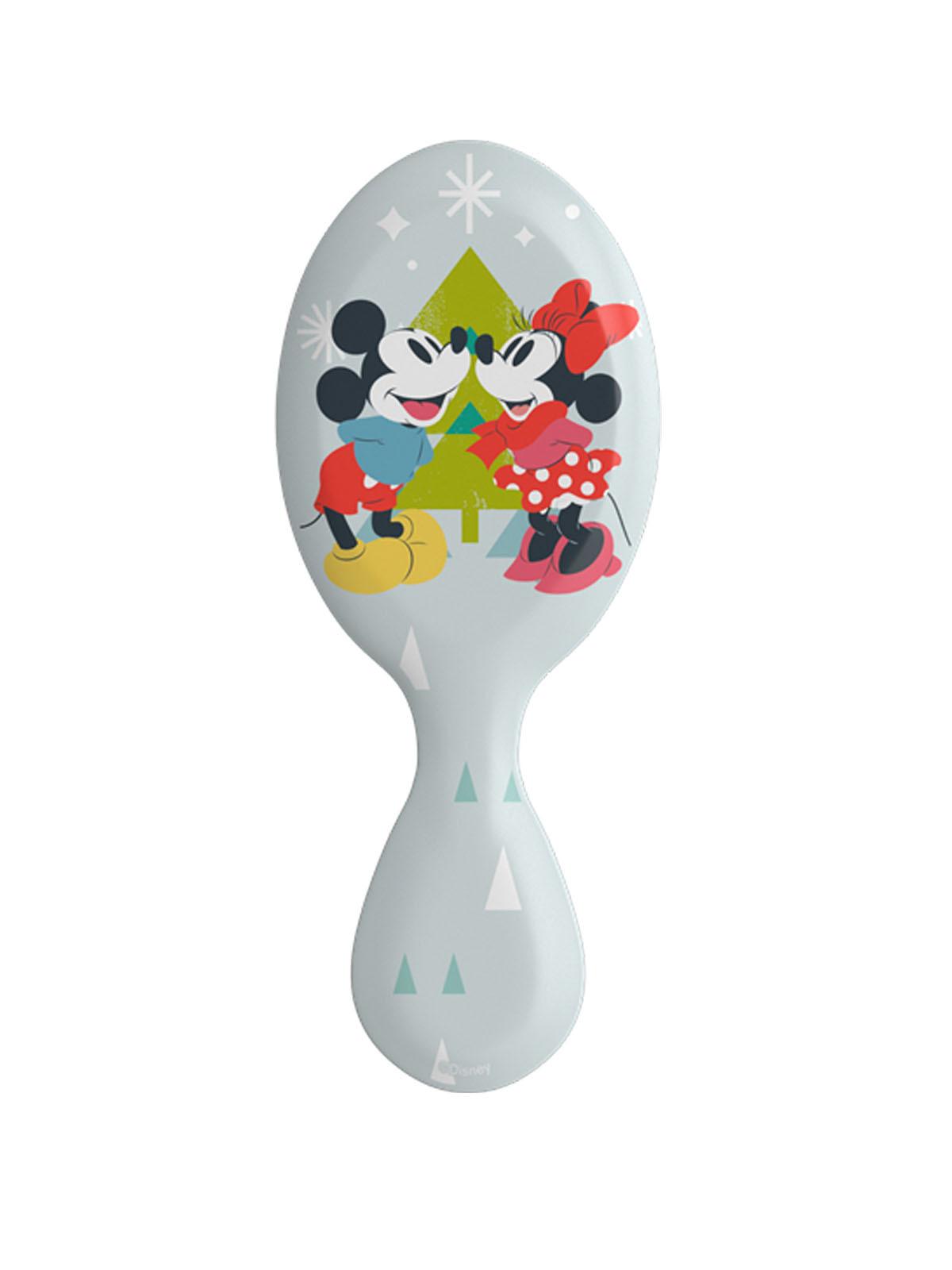 Wet Brush | WET BRUSH Расческа для волос массажная Mickey Mouse DISNEY / бережное расчесывание спутанных, мокрых, сухих волос мини Holiday Magic White