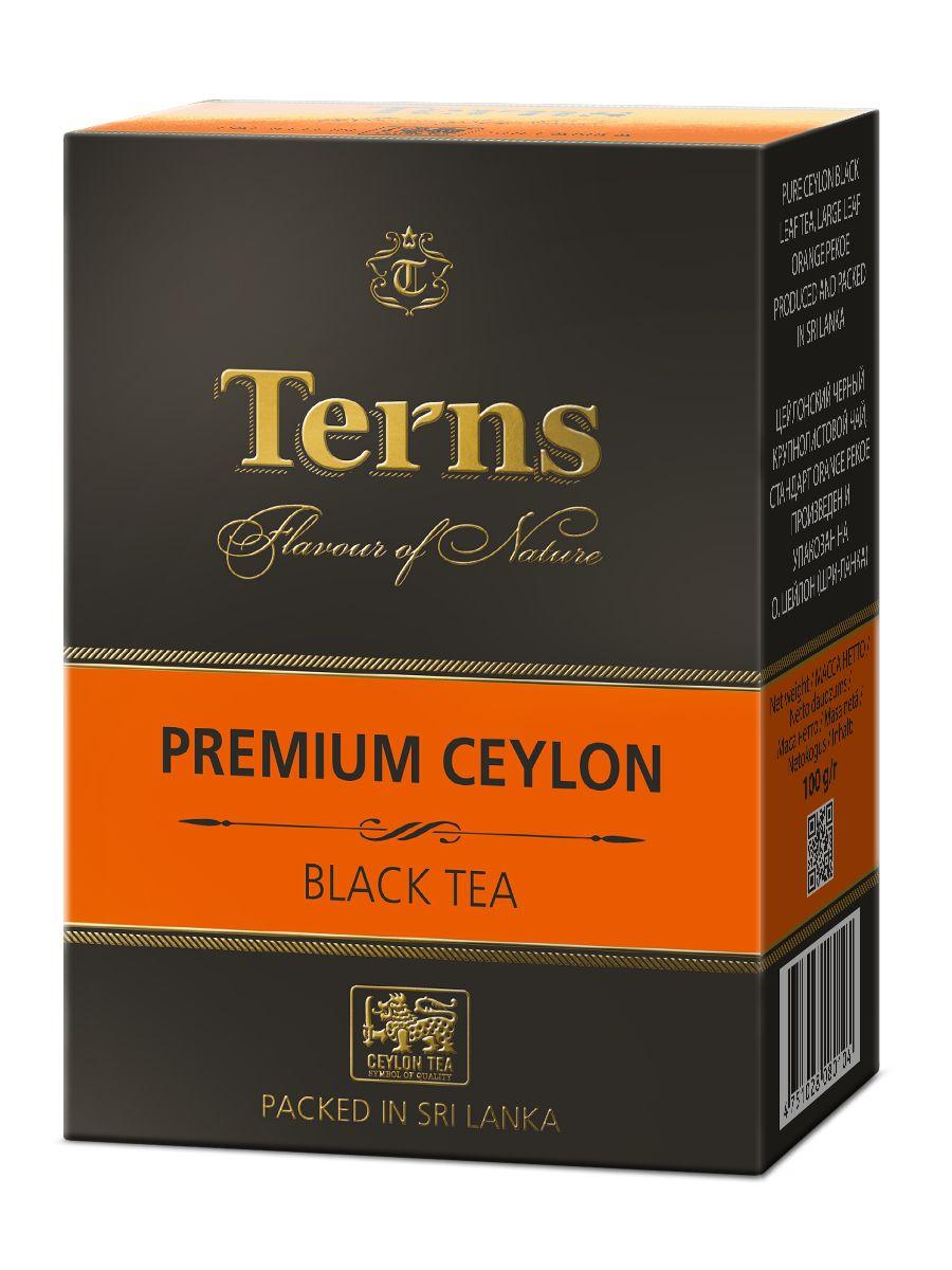 Terns "Premium Ceylon" чай цейлонский черный листовой, 100 г