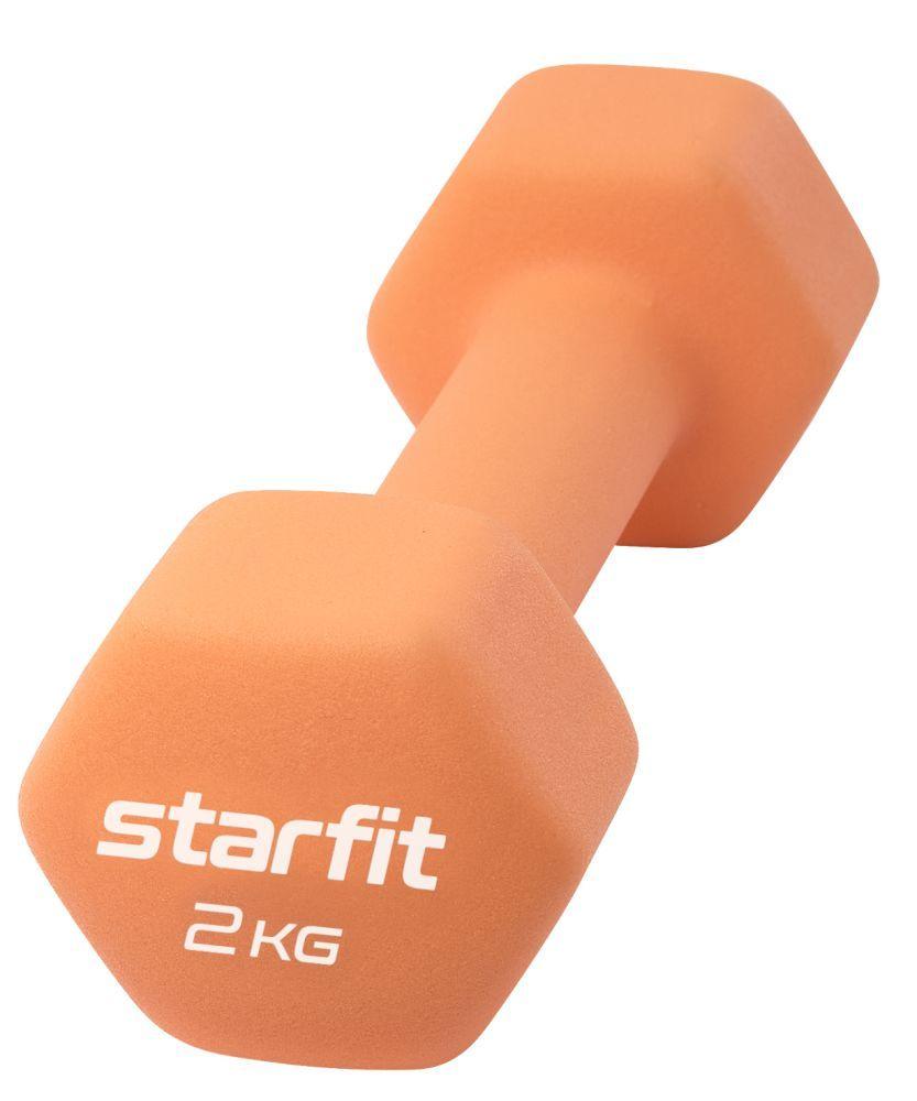 Starfit Гантели, 1 шт. вес 1 шт: 2 кг