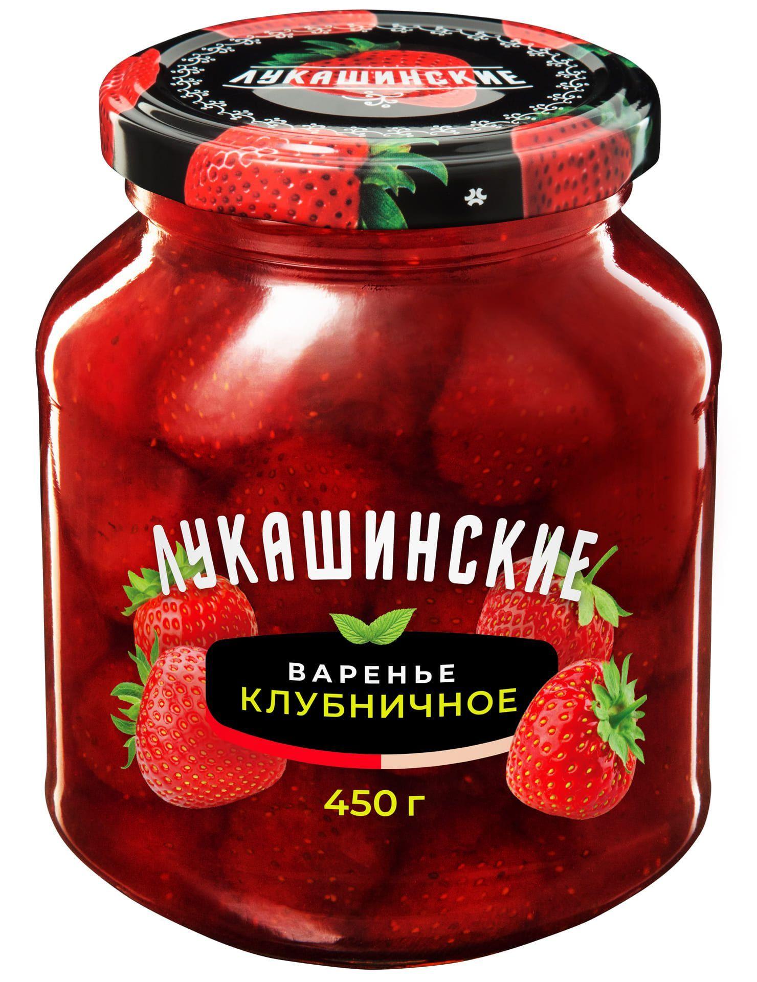 Варенье "Лукашинские" клубничное 0,450 1шт