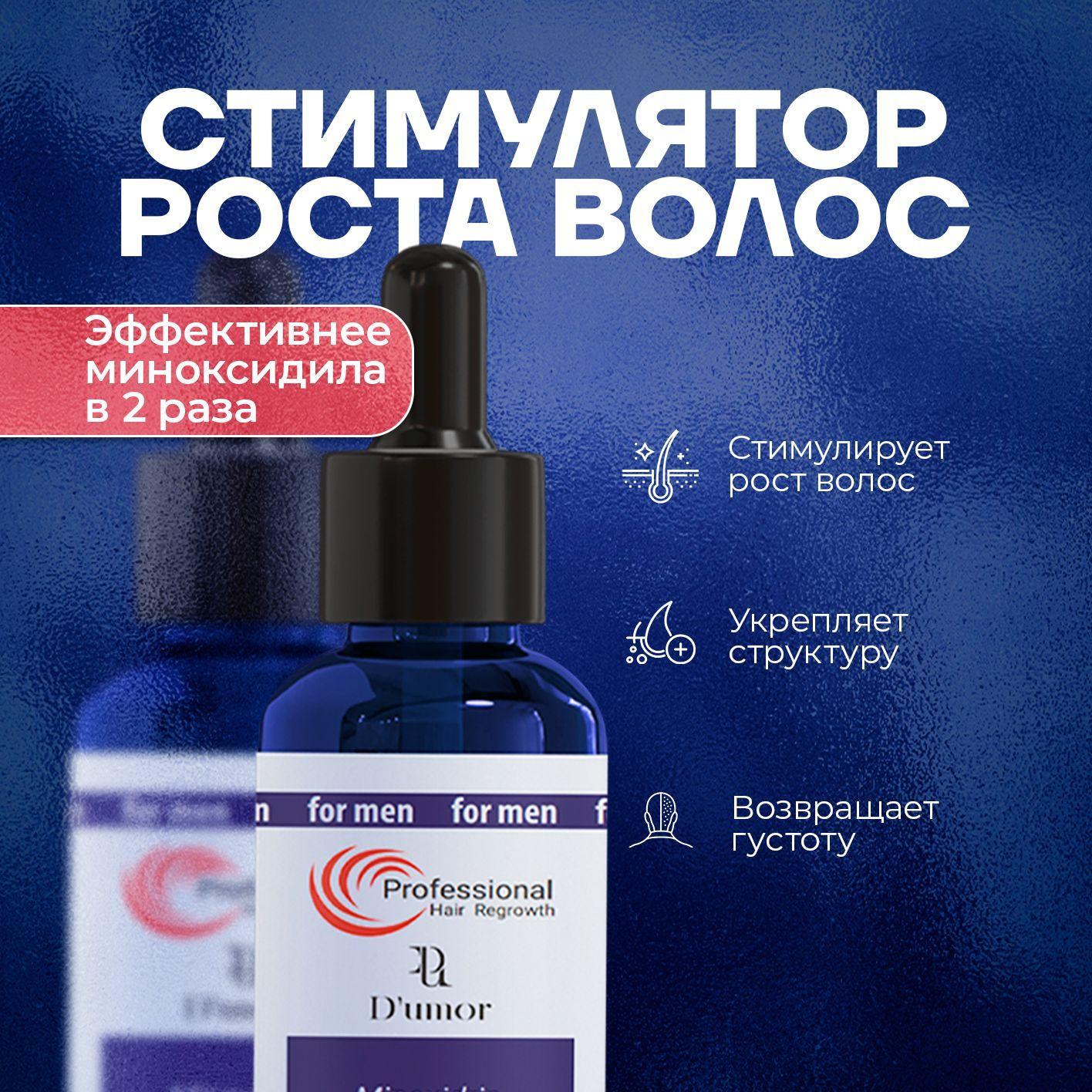 Лосьон Hair for men / Сыворотка для роста волос, против выпадения, от облысения, для бороды, бустер роста, не миноксидил / 50 мл