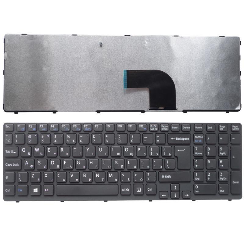 Клавиатура для ноутбука Sony Vaio SVE15 SVE151 sve151e11v sve151d11v sve151j11v sve151j13v sve151c11v 149093511RU 9Z.N6CSQ.H0R Черн.