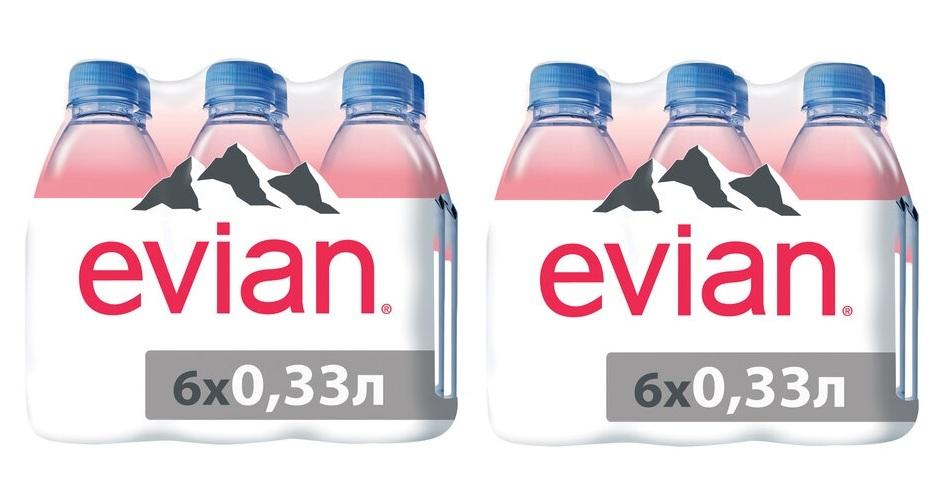 Evian Вода Питьевая Негазированная 12шт