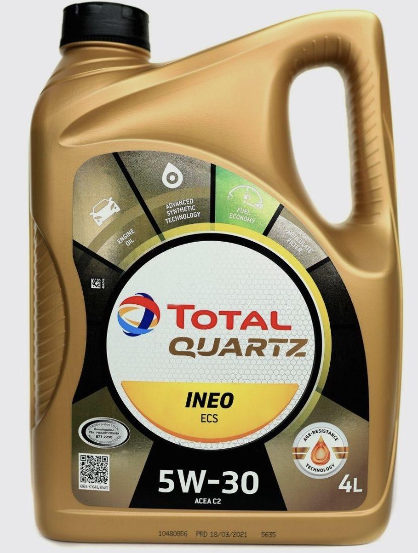 Total QUARTZ INEO ECS 5W-30 Масло моторное, Синтетическое, 4 л