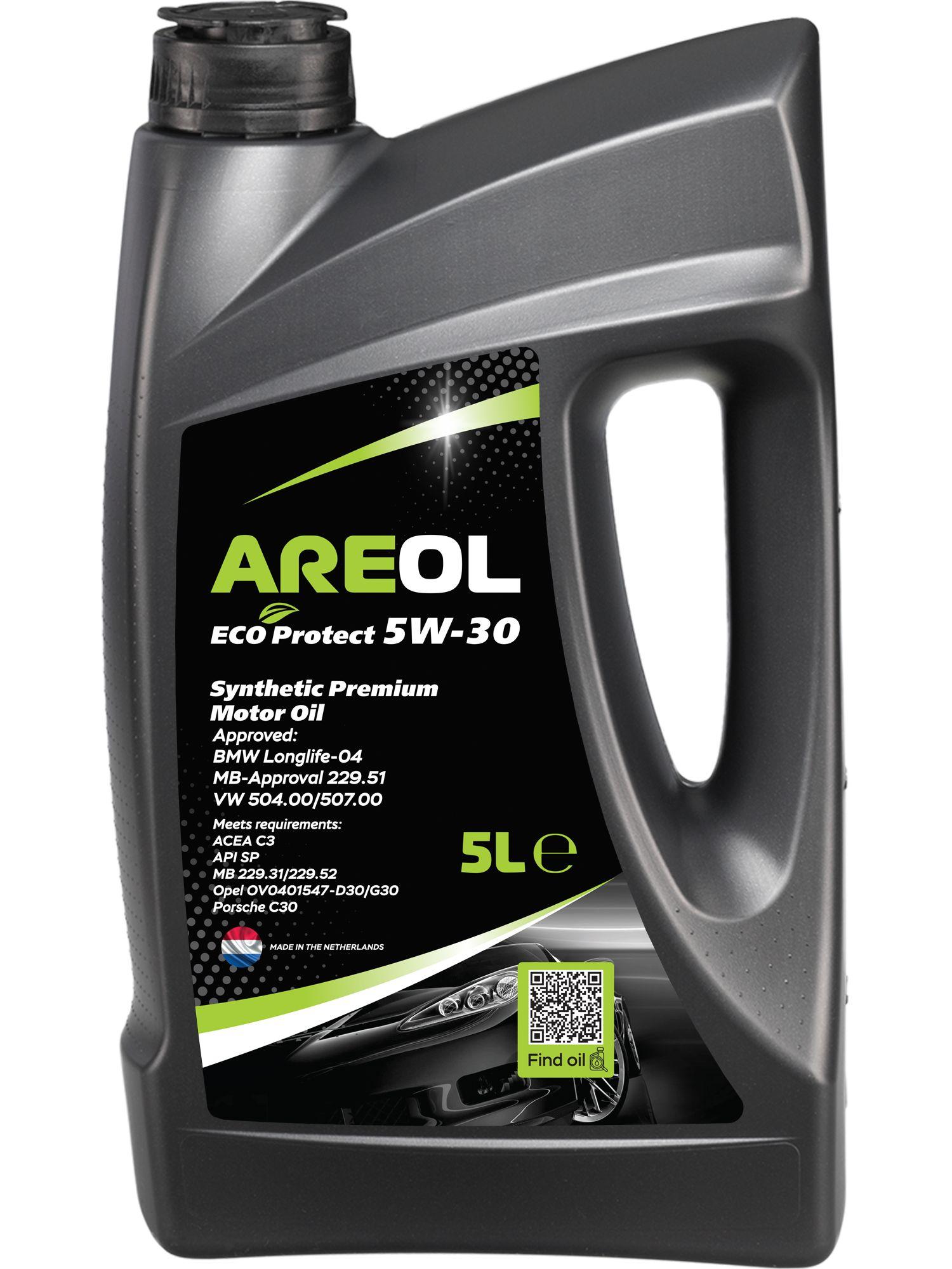 AREOL ECO Protect 5W-30 Масло моторное, Синтетическое, 5 л