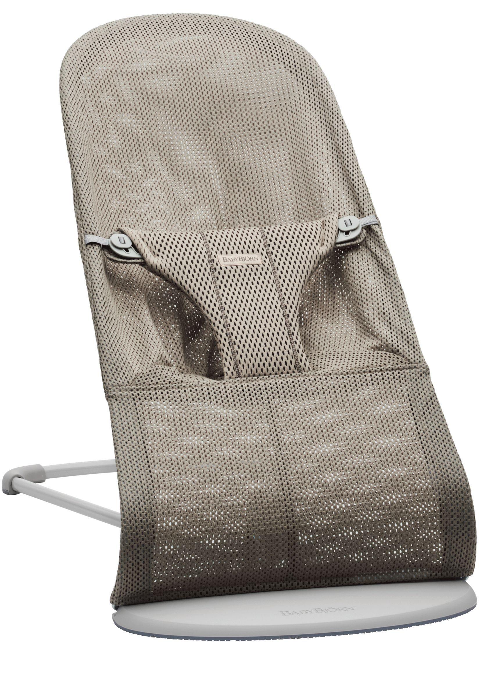 Кресло-шезлонг BabyBjorn Bliss Mesh Grey Beige 0061.02