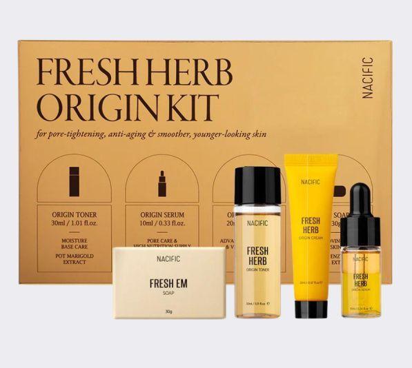 Nacific Fresh Herb Origin KIT увлажняющий набор уходовых средств (90мл.)